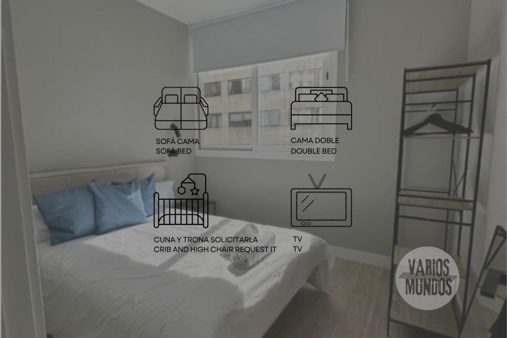Central Apt De 2Hab Para 5Pax En Calle Silva E2 Мадрид Экстерьер фото